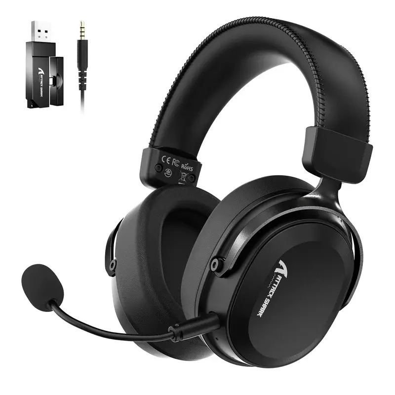 CASQUE GAMING ATTACK SHARK L30 PRO WIRELESS BLACK